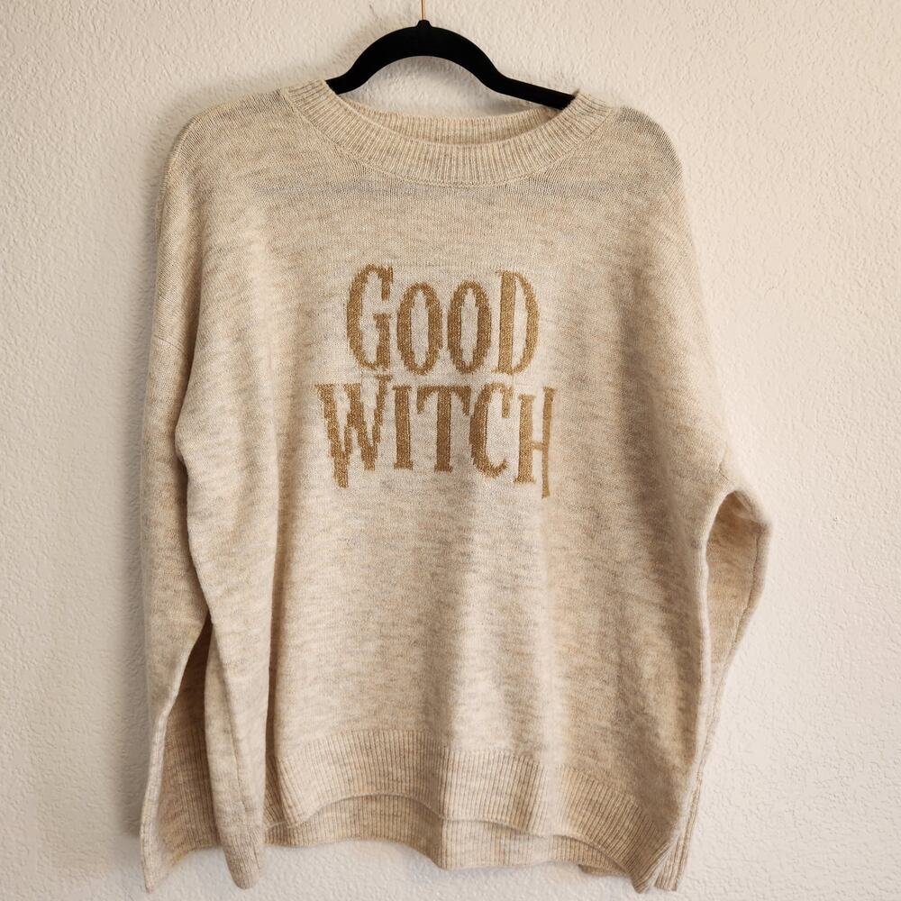 Vince Camuto Women's Size Medium‎ Good Witch Oversized Crew Neck Sweater NWT